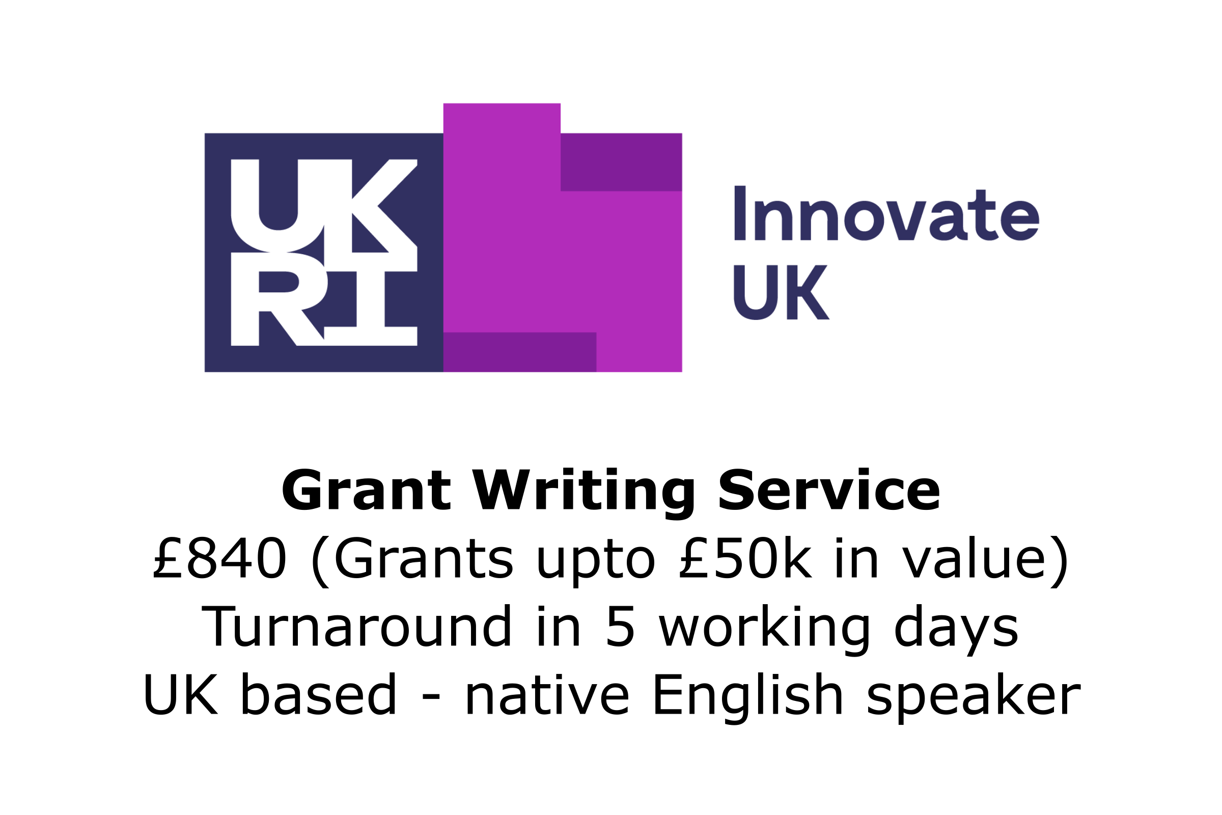 26743Write an Innovate UK grant application (upto £50k)